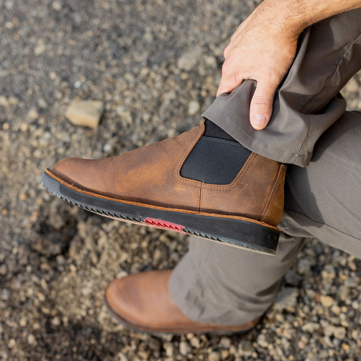 Romeo Heritage Leather Slip-On Shoe – Brown from Chinook® Footwear