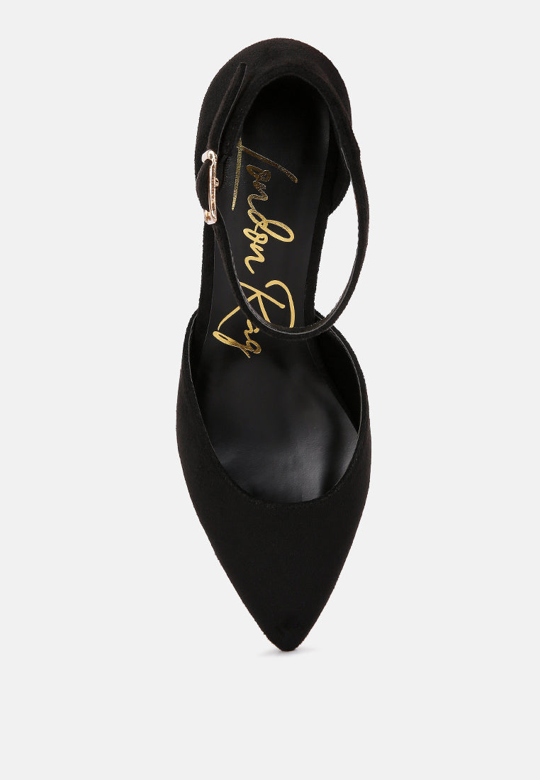 Rory Metallic Sling Detail Block Heel Sandals from London Rag International