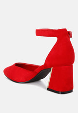 Rory Metallic Sling Detail Block Heel Sandals from London Rag International