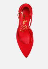 Rory Metallic Sling Detail Block Heel Sandals from London Rag International