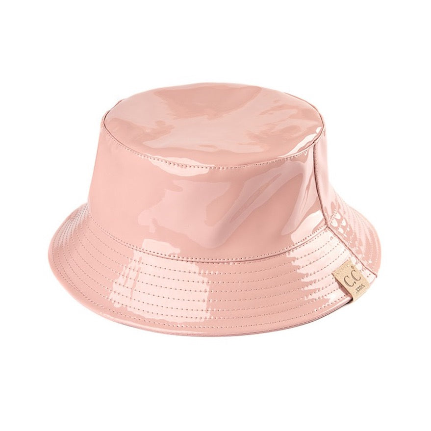 C.C Kids Shiny Reflective Enamel Rain Bucket Hat from Madeline Love