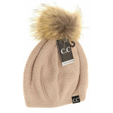 C.C Exclusive - Black Label Special Edition Waffle Knit C.C Beret from Madeline Love