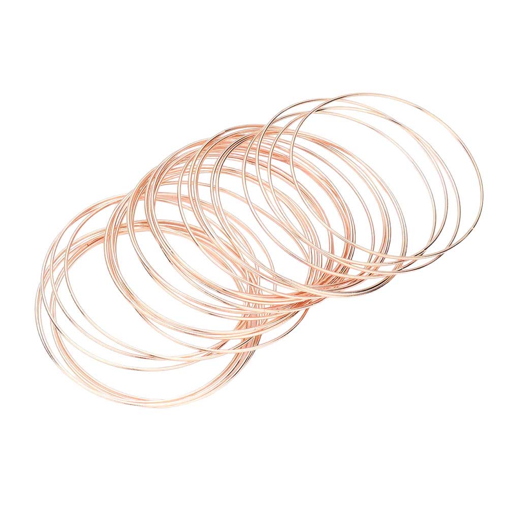 30PCS Thin Metal Bangle Bracelets from Madeline Love