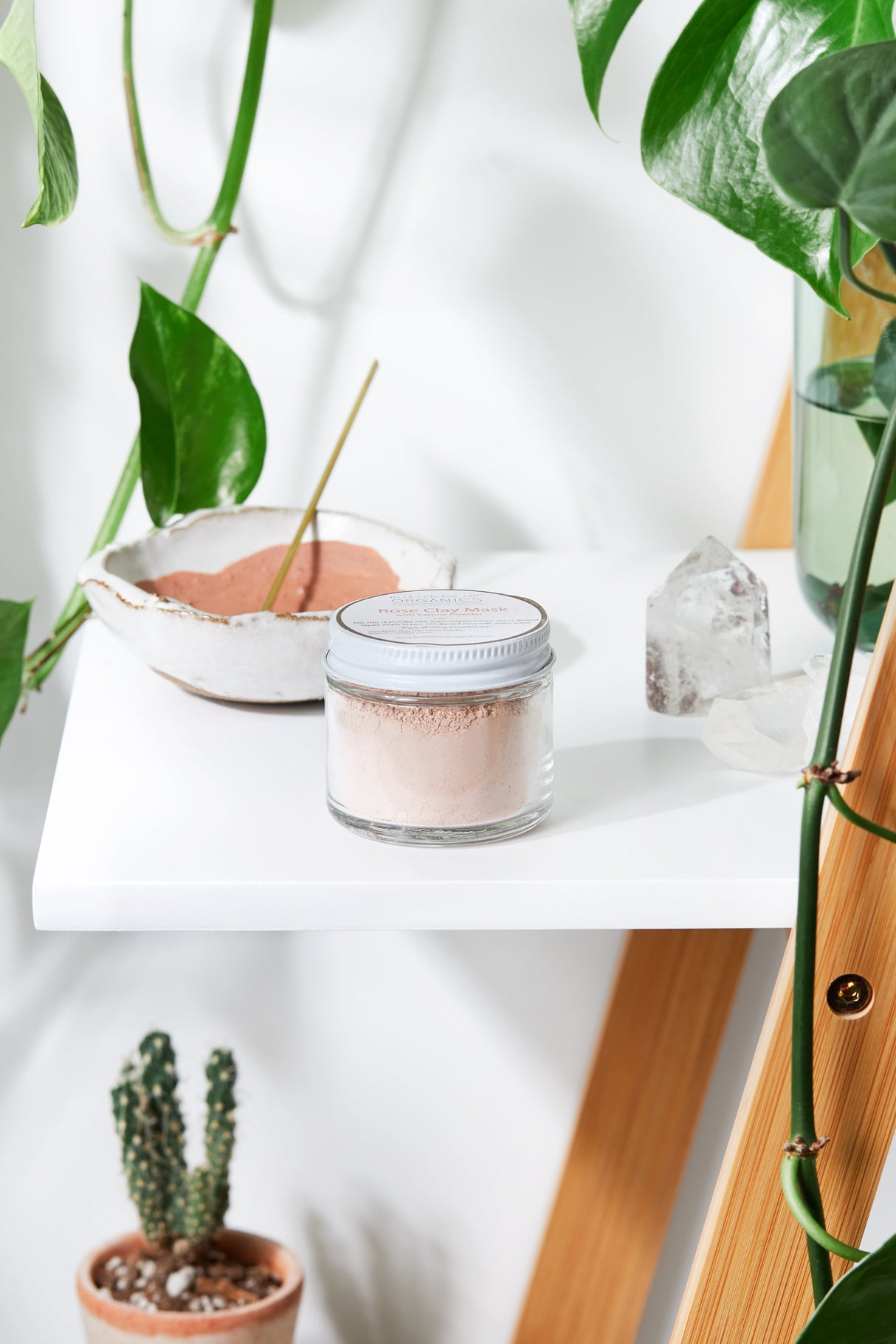 Rose Clay Face Mask  from Butter Me Up Organics