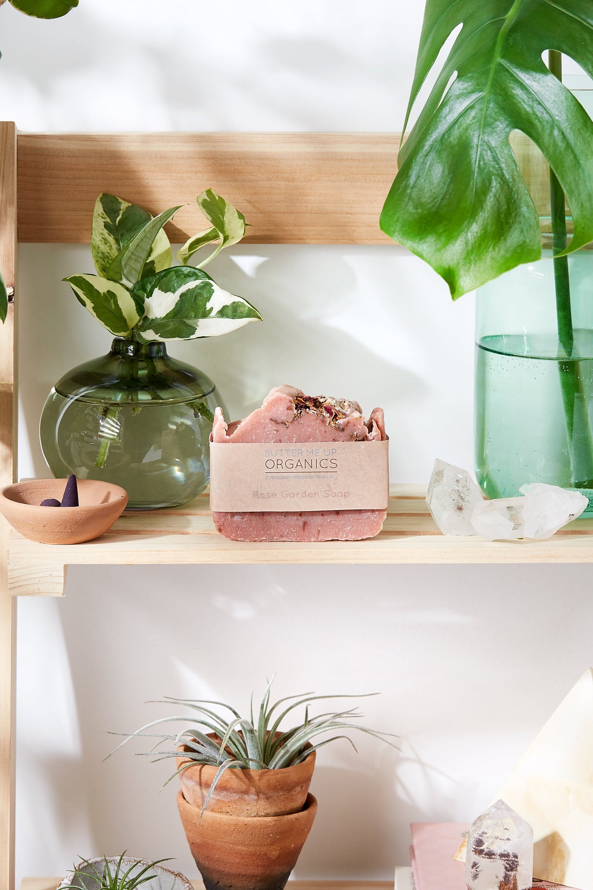 Rose Garden Organic Soap / Vegan Soap / Palm Free from Butter Me Up Organics