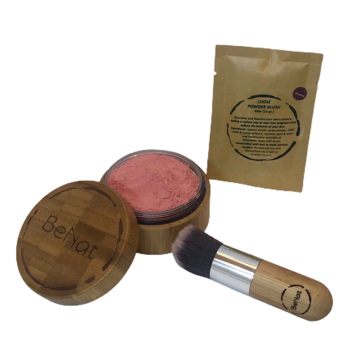 Blush Loose Powder Set from BeNat