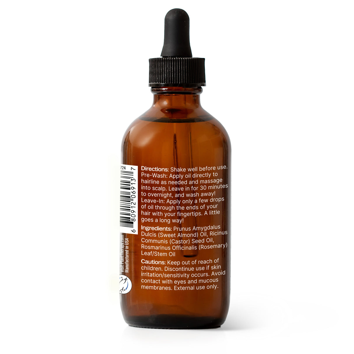 Rosemary & Castor Hair Oil From Plant Therapy