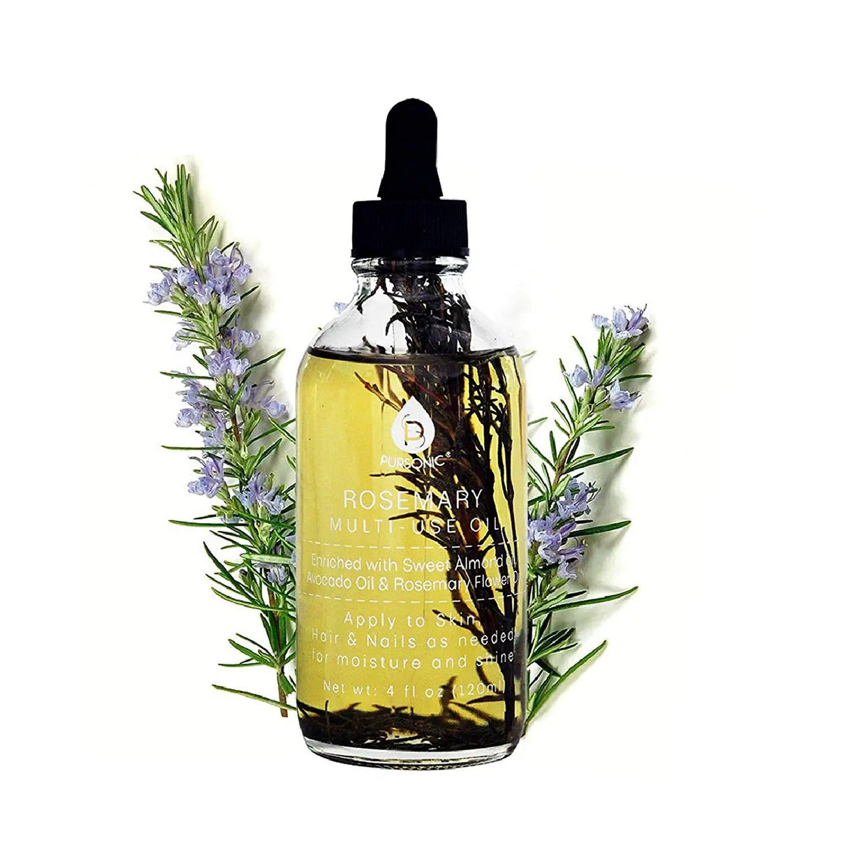 Rosemary Flower Multi Use Body Oils 4 Oz from Pursonic