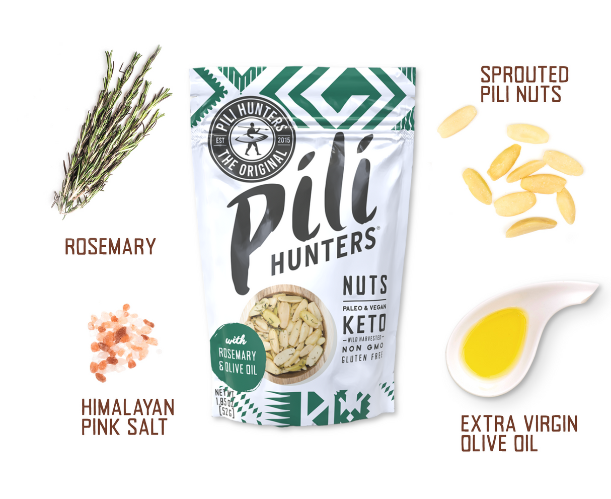 Rosemary and Olive Oil 100% Keto, Paleo, Vegan from Pili Hunters