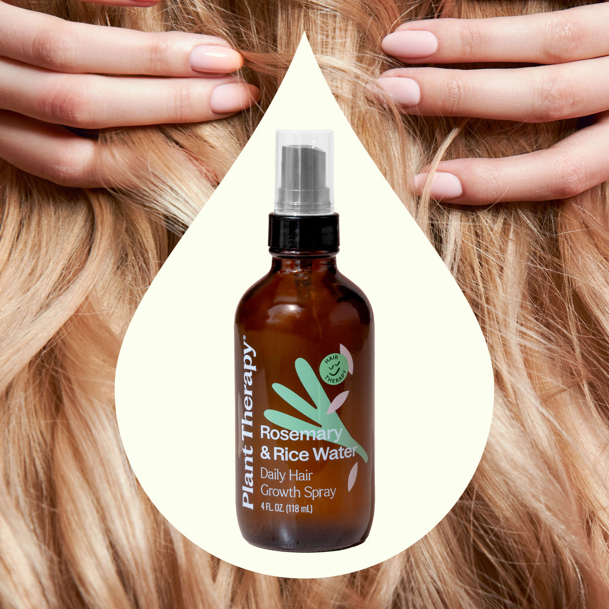 Rosemary & Rice Water Daily Hair Growth Spray from Plant Therapy