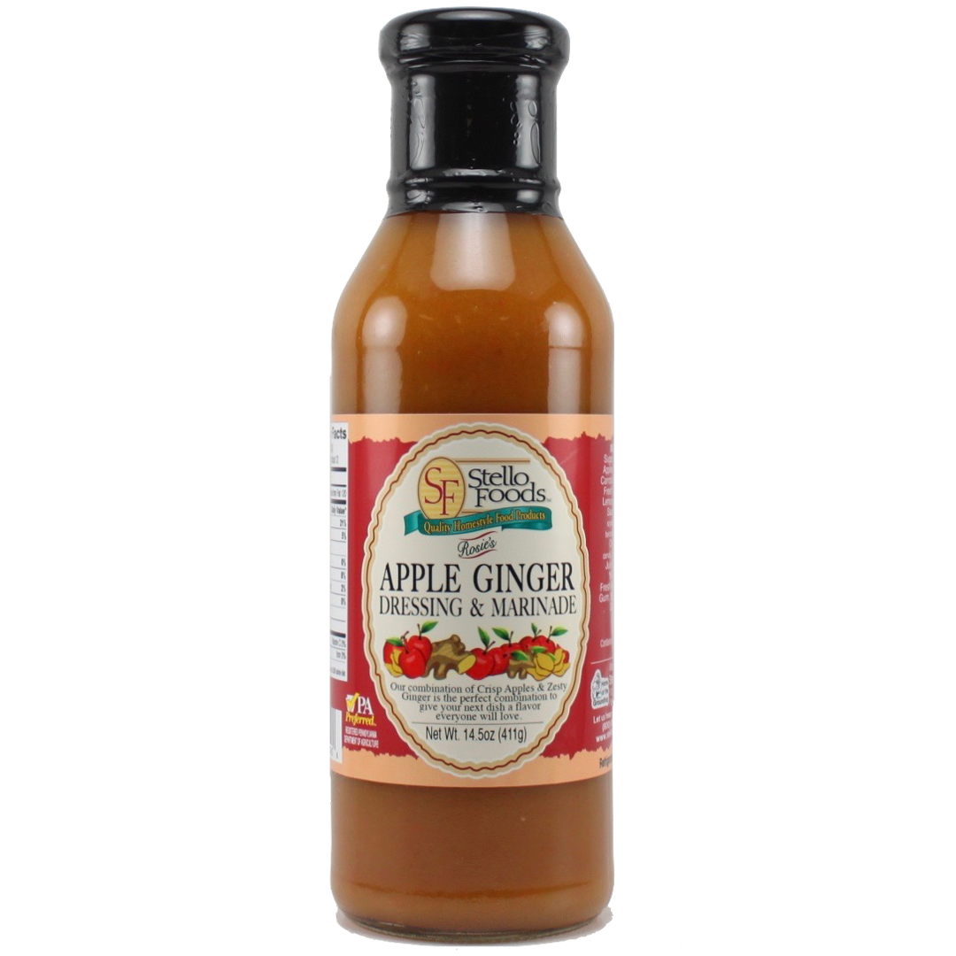 Stello Foods - Rosie's Apple Ginger Dressing & Marinade 14.5 oz From Stello Foods