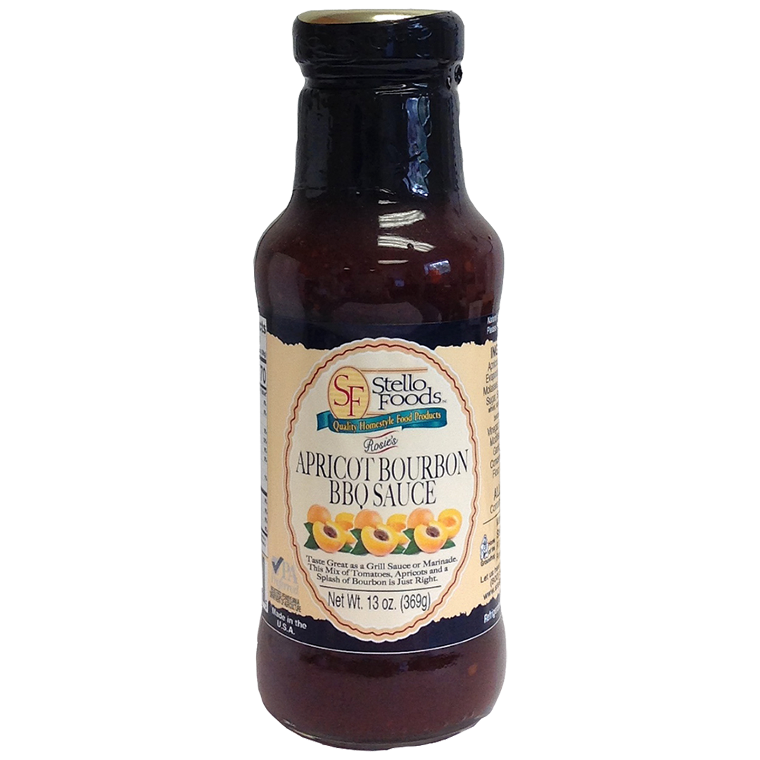 Stello Foods - Rosie's Apricot Bourbon BBQ Sauce 13 oz From Stello Foods