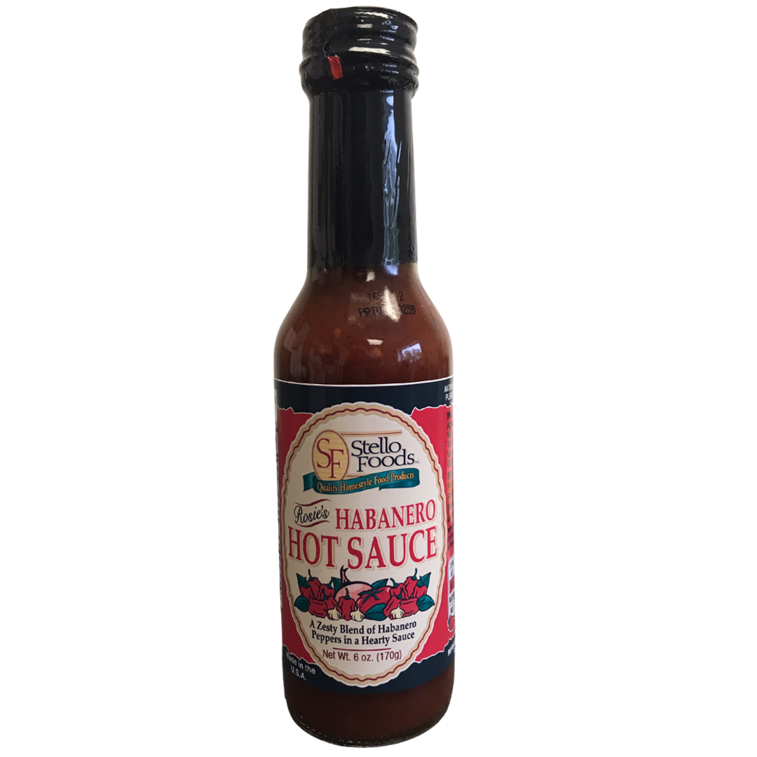 Stello Foods - Rosie's Habanero Hot Sauce 6 oz From Stello Foods