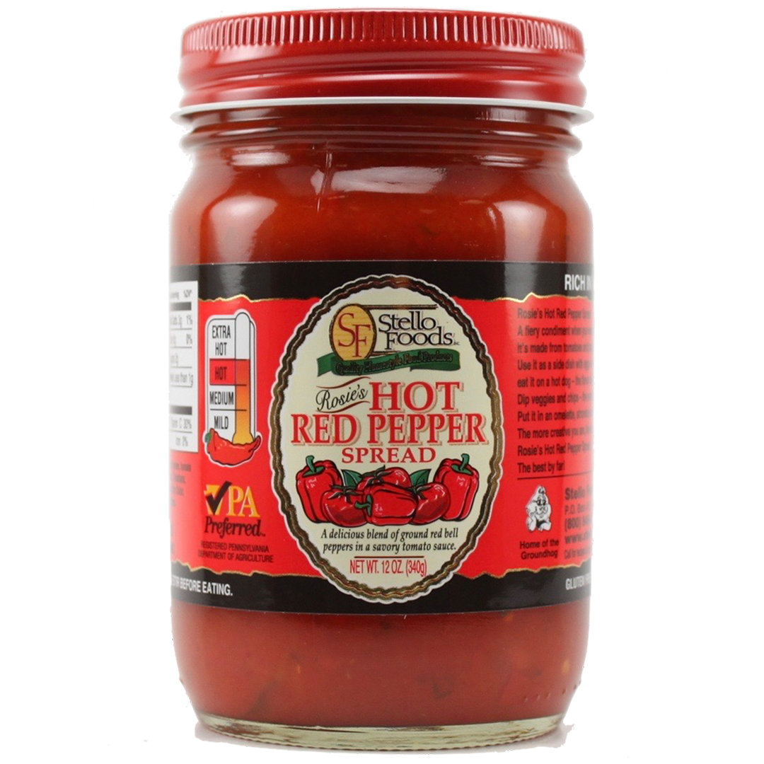 Stello Foods - Rosie's Hot Red Pepper Spread 12 oz from Stello Foods