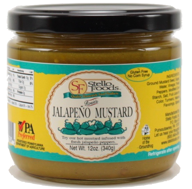 Stello Foods - Rosie's Jalapeños Mustard 12 oz from Stello Foods