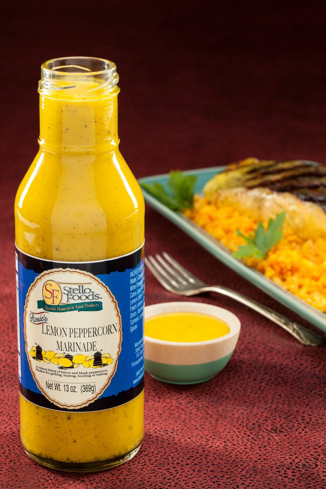 Stello Foods - Rosie's Lemon Peppercorn Marinade 13 oz from Stello Foods