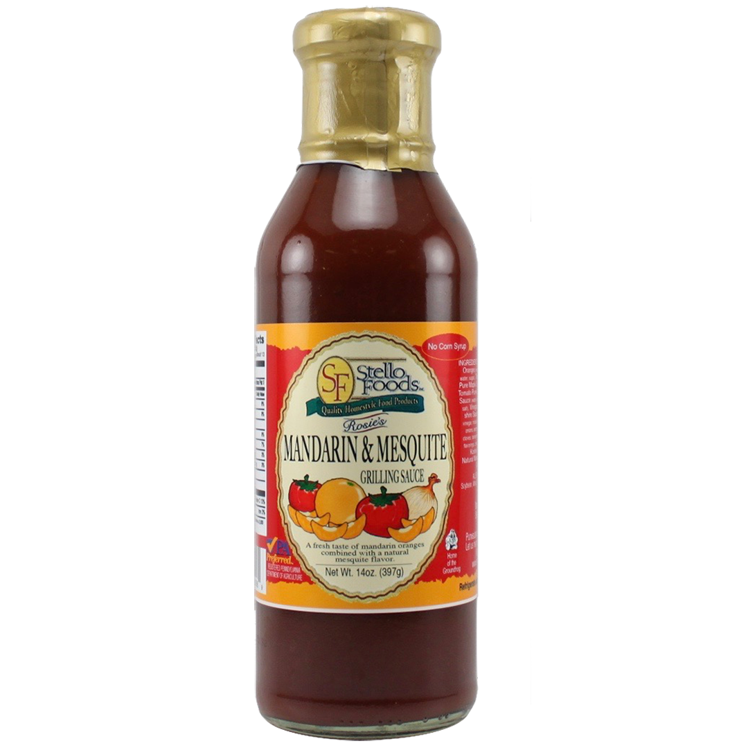 Stello Foods - Rosie's Mandarin & Mesquite Grilling Sauce 14 oz from Stello Foods