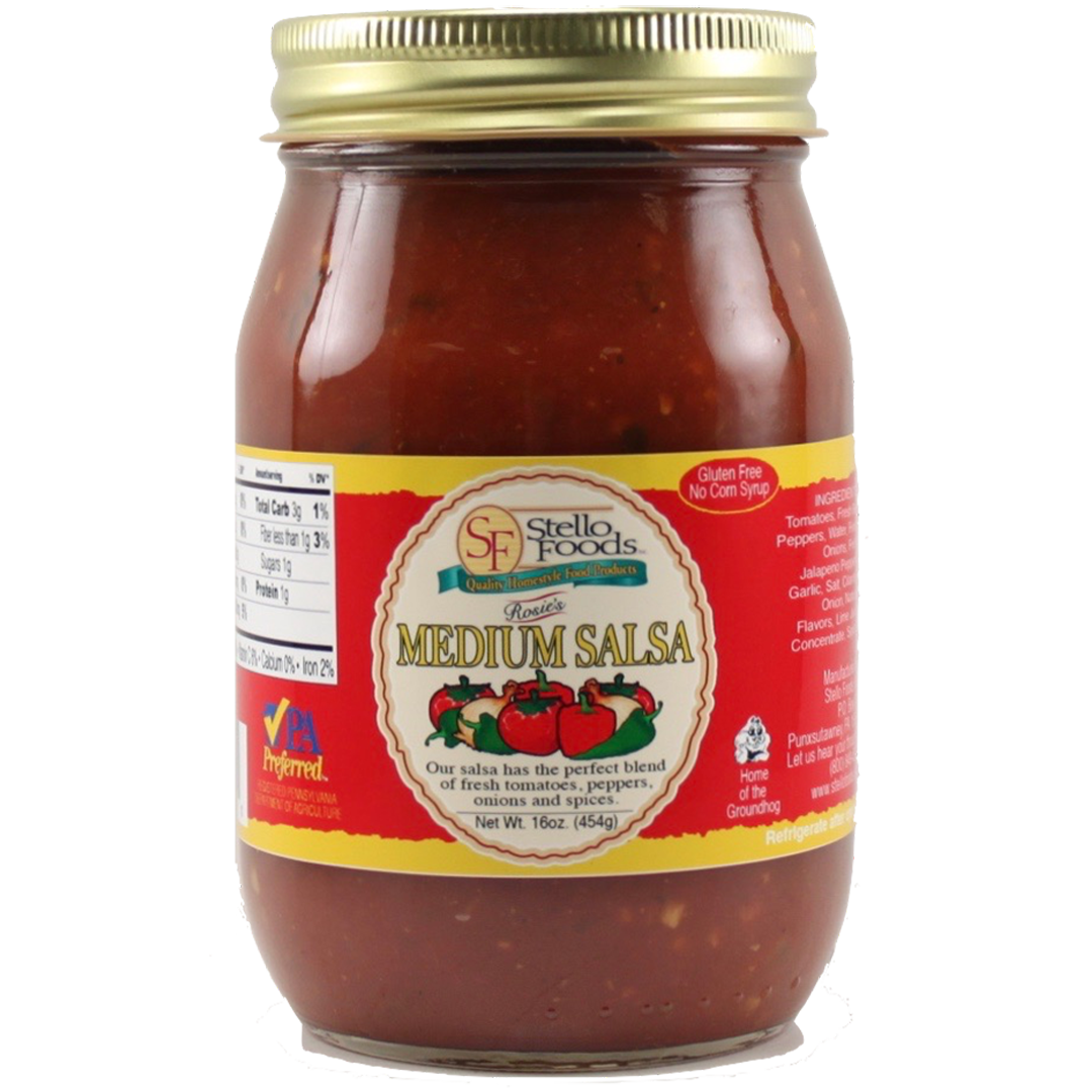Stello Foods - Rosie's Medium Salsa 16 oz from Stello Foods