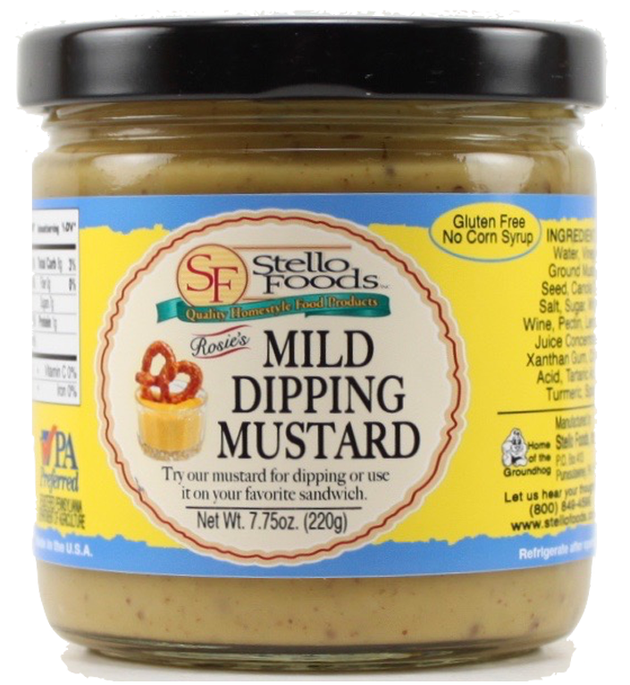 Stello Foods - Rosie's Mild Dipping Mustard 7.75 oz from Stello Foods