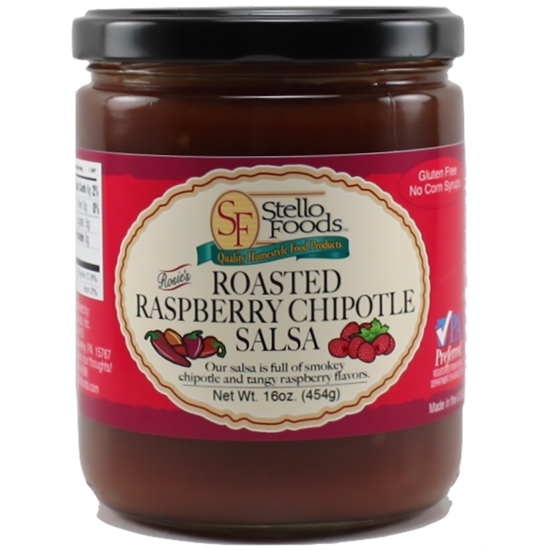 Stello Foods - Rosie's Roasted Raspberry Chipotle Salsa 16 oz from Stello Foods