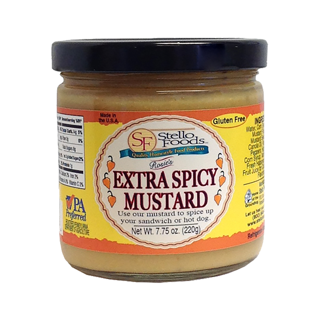 Stello Foods - Rosie's Extra Spicy Mustard 7.75 oz from Stello Foods
