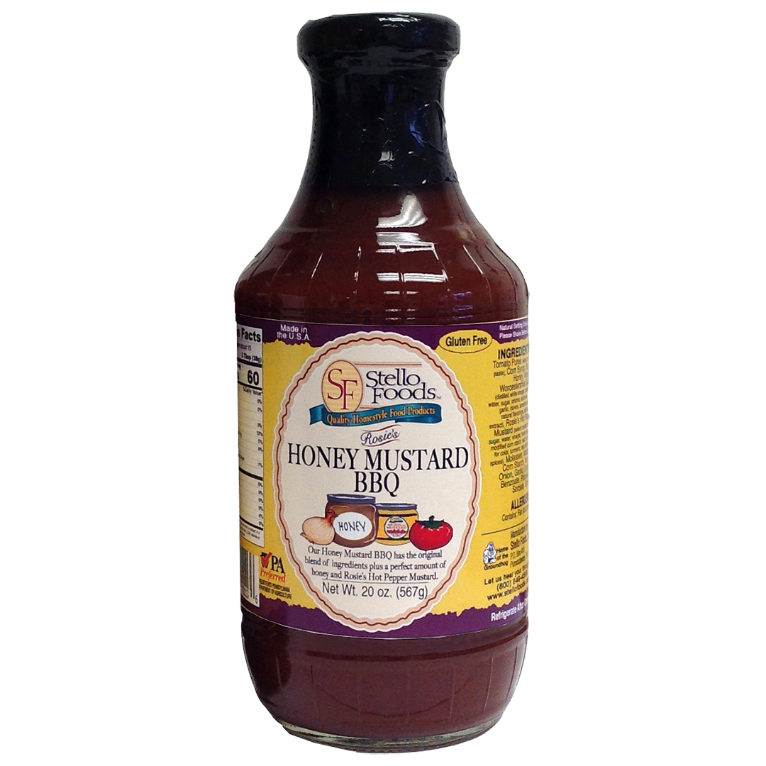 Stello Foods - Rosie's Honey Mustard BBQ Sauce 20 oz from Stello Foods