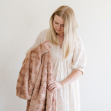 PATTERNED FAUX FUR THROW BLANKETS From Saranoni