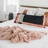 PATTERNED FAUX FUR THROW BLANKETS From Saranoni