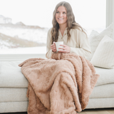 PATTERNED FAUX FUR XL THROW BLANKETS From Saranoni