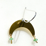 Moon Drop Earrings From Abroad Modern