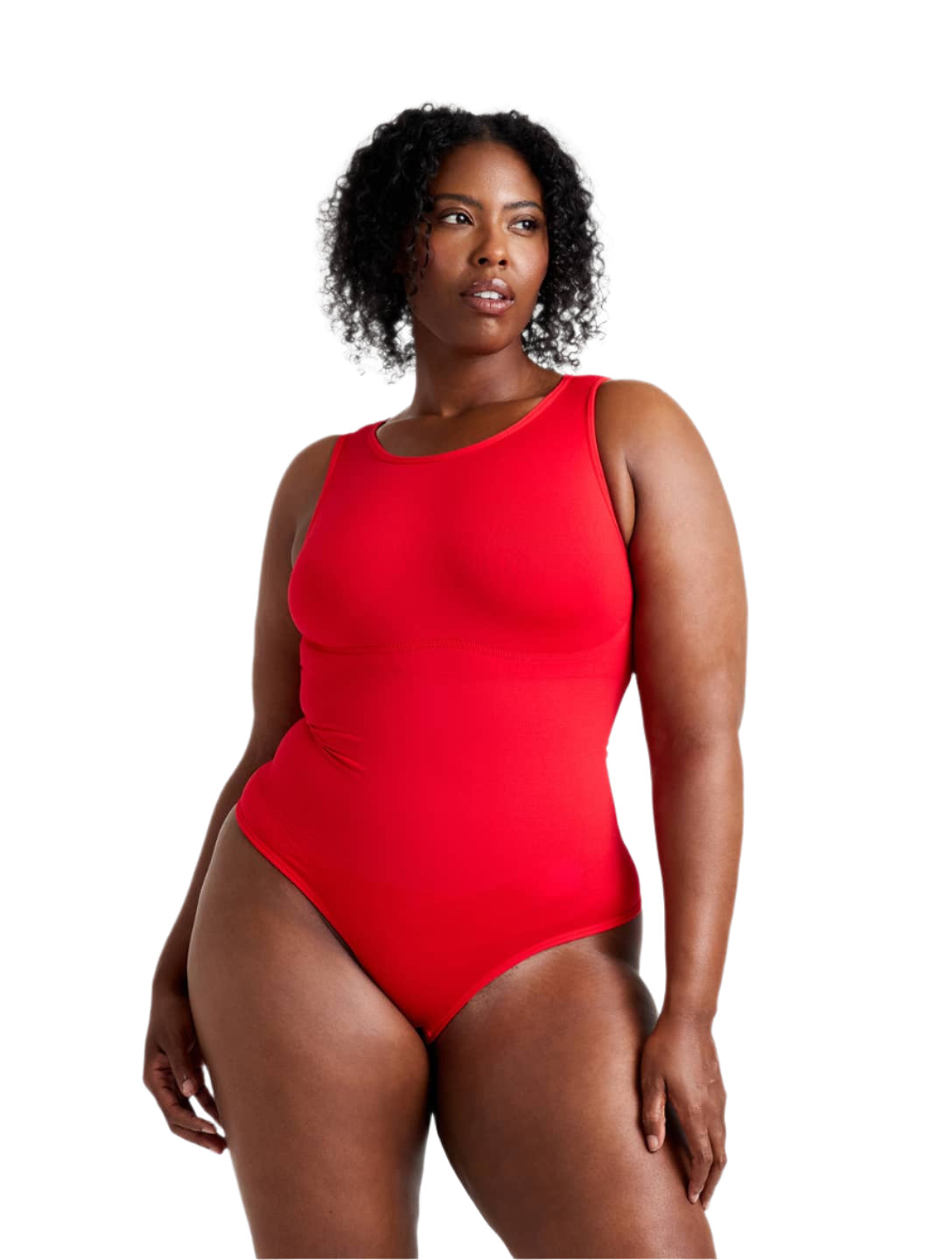 Round Neck Thong Bodysuit from HeyShape
