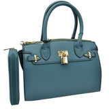 2-in-1 Top Handle Satchel Tote Handbag with Wallet  from Madeline Love