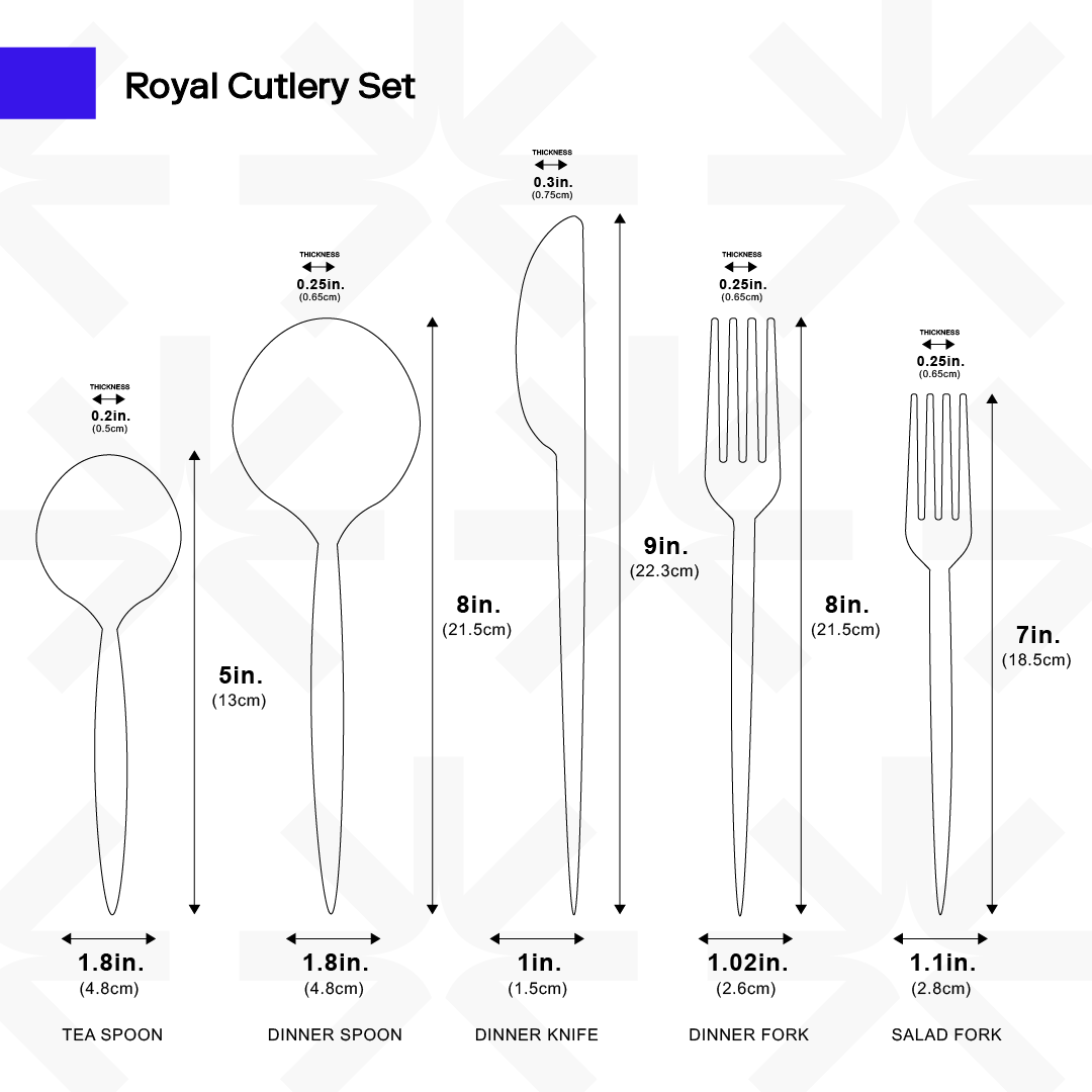 Royal Cutlery Set from Ozarké