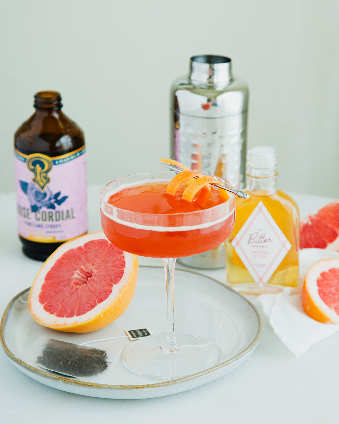 Rose Cordial Syrup two-pack from Portland Syrups