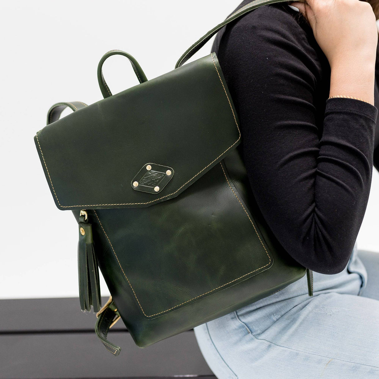 Leather Rucksack from Lifetime Leather Co.