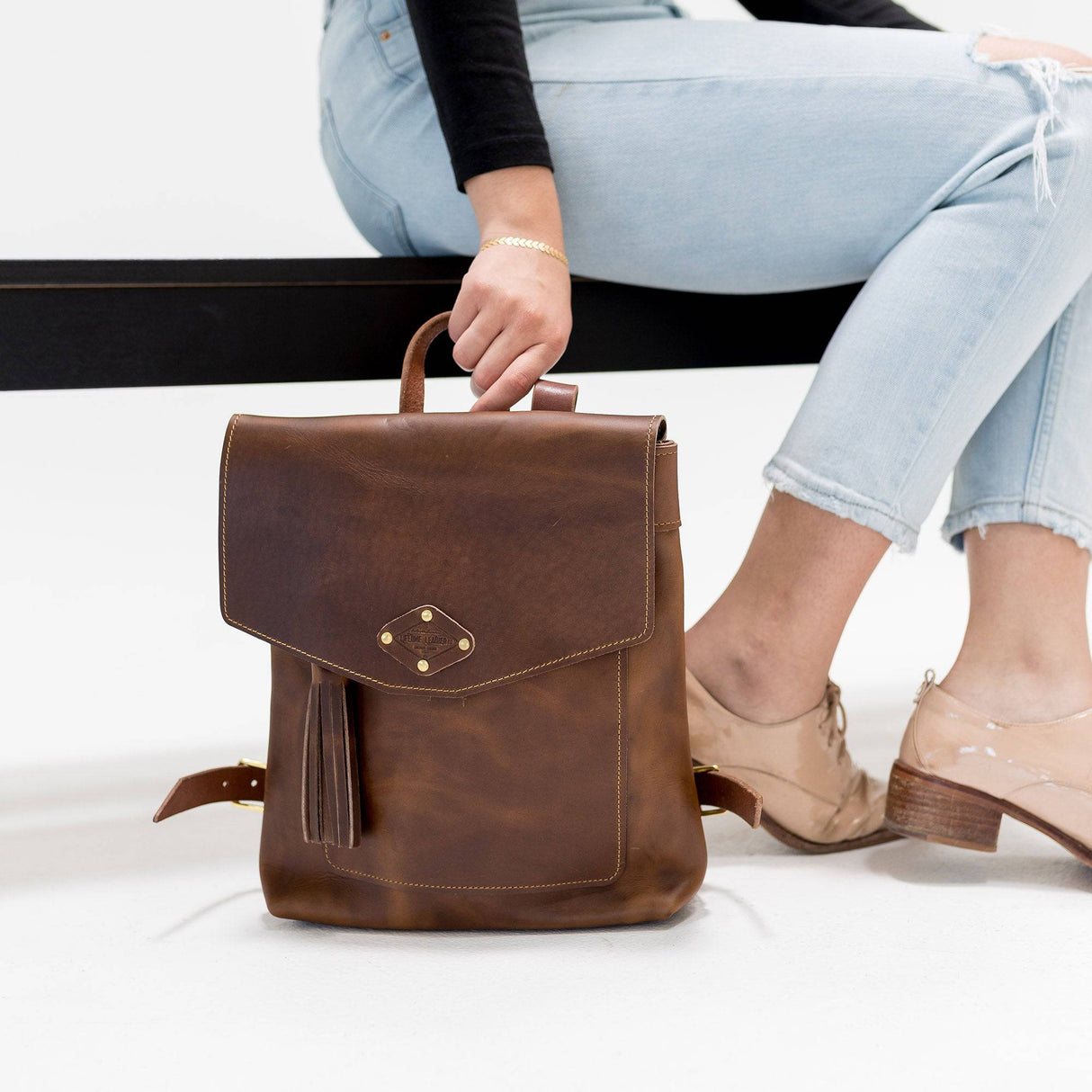 Leather Rucksack from Lifetime Leather Co.