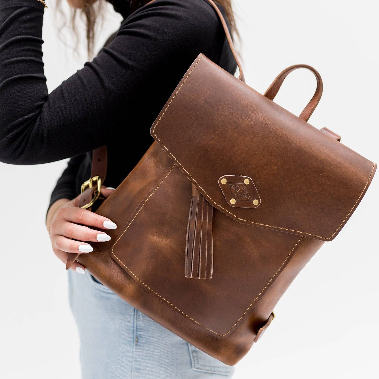 Leather Rucksack from Lifetime Leather Co.