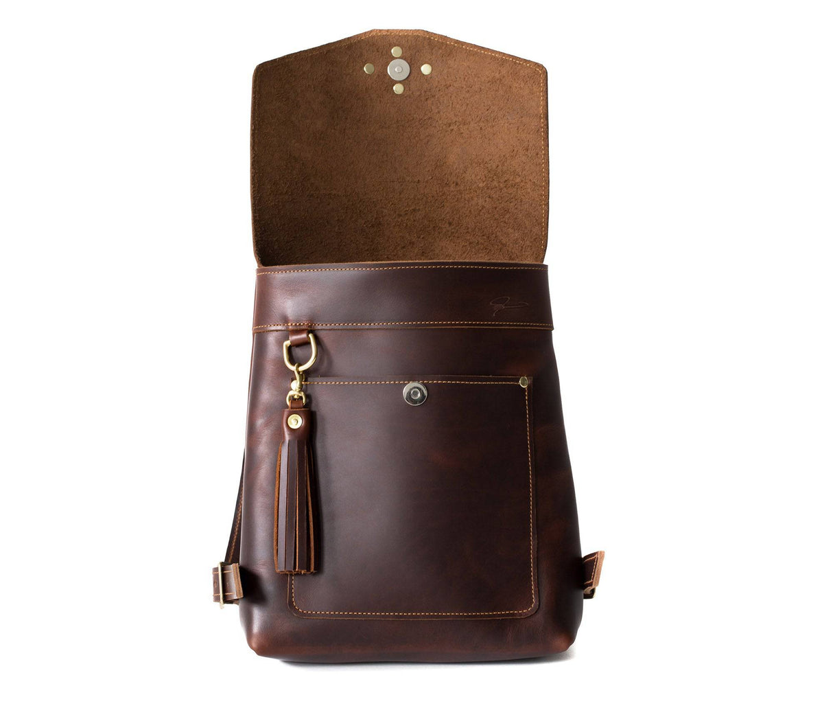 Leather Rucksack from Lifetime Leather Co.