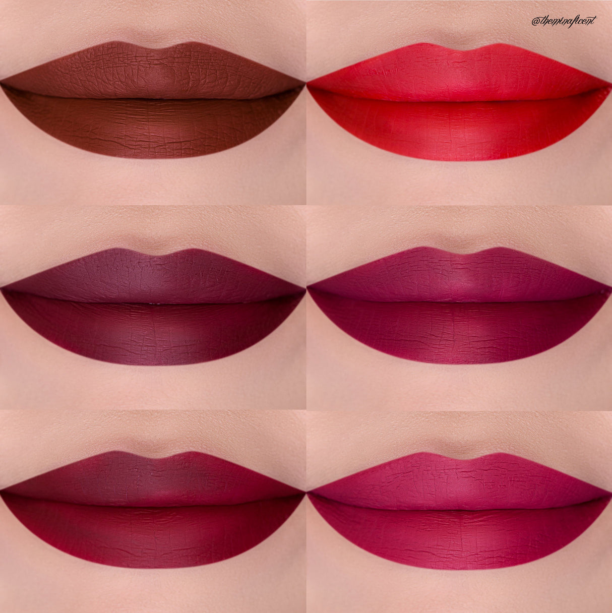 Crime Does Pay Notorious 6 Lip Color Set - Dark From Rude Cosmetics