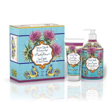 Le Maioliche Art Edition Gift Set: Portofino Liquid Soap & Hand Cream from EMPORIO ITALIANO
