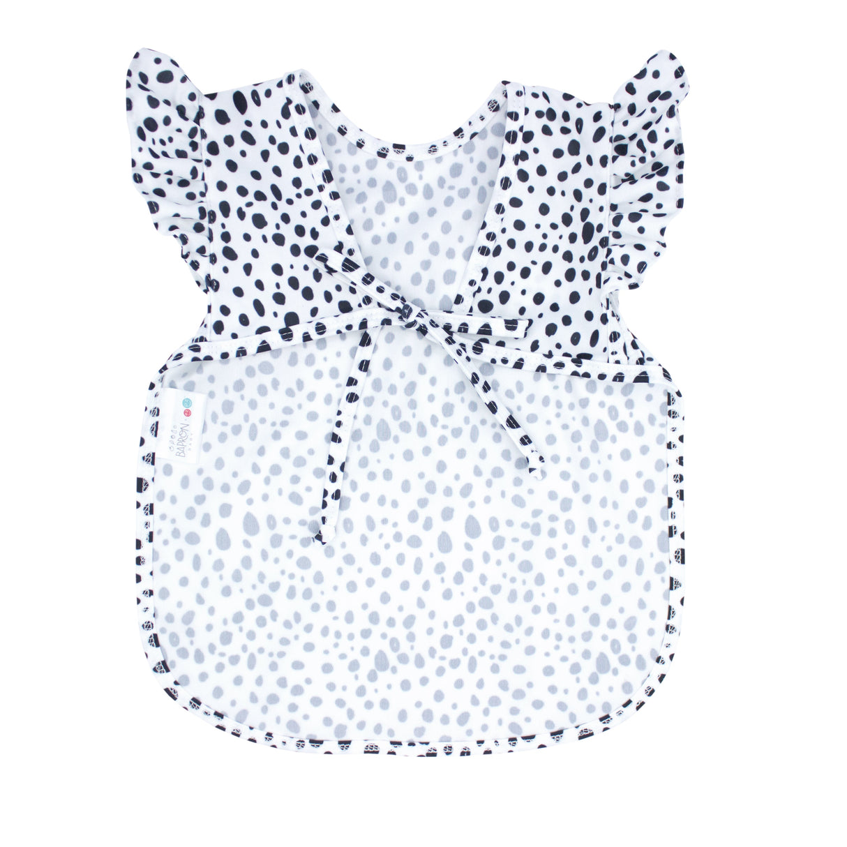 Organic Dot Flutter Bapron from BapronBaby