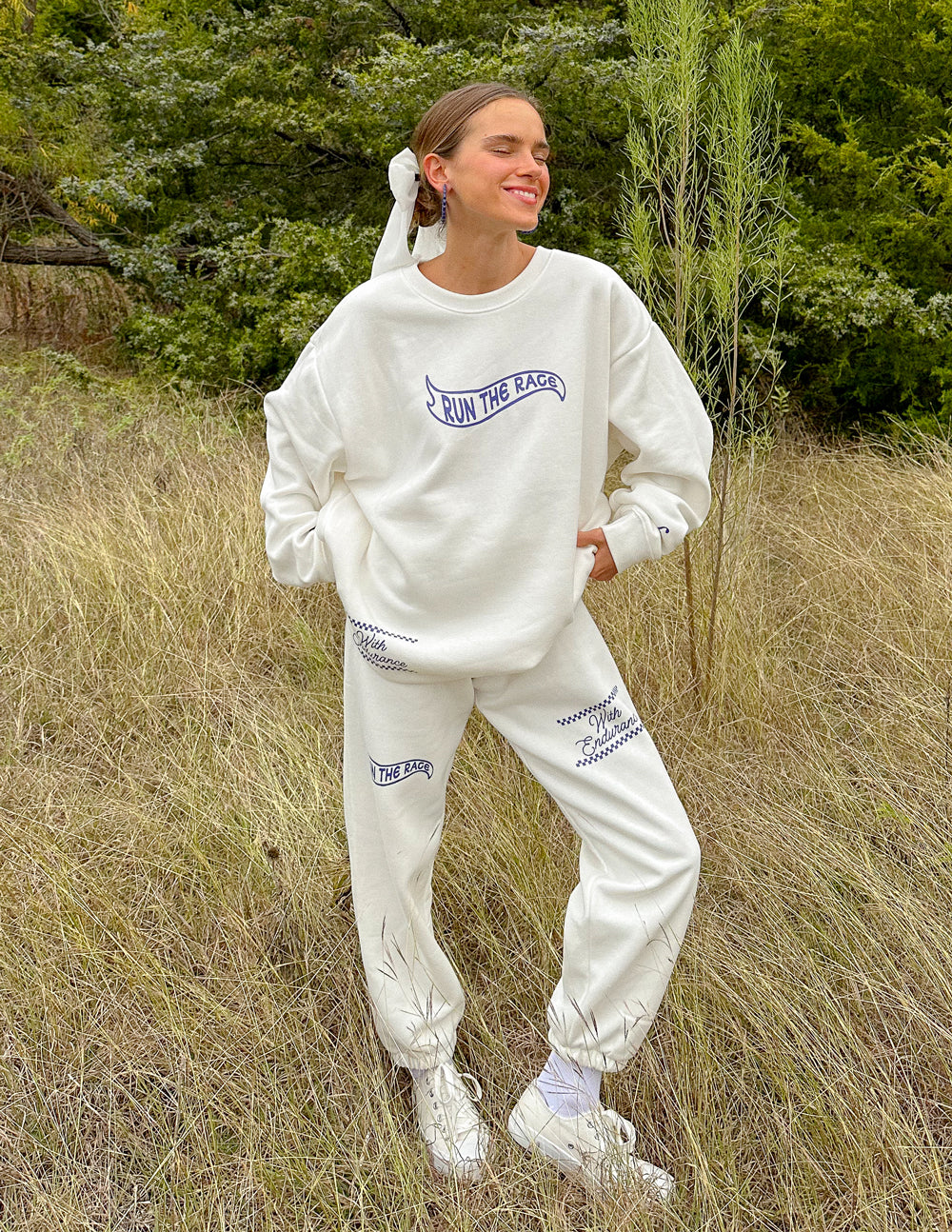 Run the Race Unisex Sweatpant from Elevated Faith