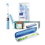 Travel Oral Care Essentials Bundle: Portable UV Toothbrush Sanitizer & Portable Electric Toothbrush from Pursonic