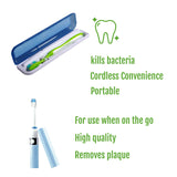 Travel Oral Care Essentials Bundle: Portable UV Toothbrush Sanitizer & Portable Electric Toothbrush from Pursonic