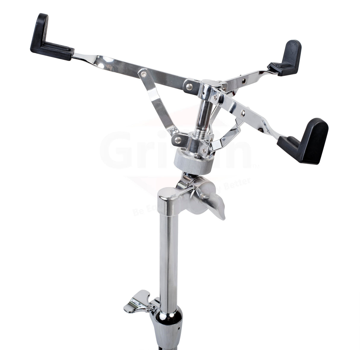 GRIFFIN Deluxe Snare Drum Stand | Percussion Hardware Kit with Key | Double Braced Medium Weight Mount for Snares, Tom Drums & Practice Pad | Adjustable Height & Tilting Gear Clamp Style Basket  from GeekStands.com