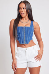 Women’s High-Rise Flap Pocket Cargo Short from YMI JEANS