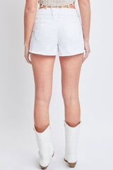 Women's WannaBettaButt Low Rise Frayed Shorts from YMI JEANS