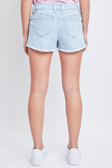 Women's WannaBettaButt Low Rise Frayed Shorts from YMI JEANS