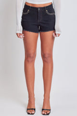 Women's Heavy Stitch Frayed Shorts from YMI JEANS