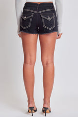 Women's Heavy Stitch Frayed Shorts from YMI JEANS